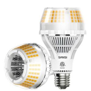 SANSI 250W Equivalent A21 LED Light Bulb, 4000 Lumens E26 LED Bulb